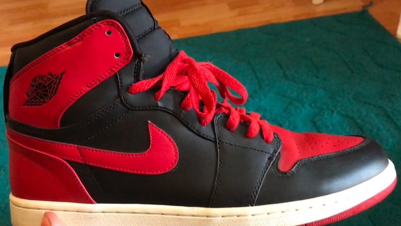 Jordan 1 Bred High Strap Unboxing & On Feet - YouTube