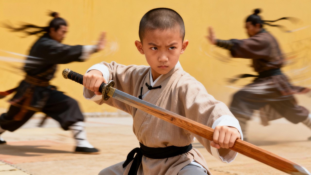 5歲萌娃竟是絕世高手，橫掃武林
