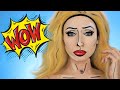 COMIC BOOK MAKEUP LOOK | POPART MAKEUP | LAST MINUTE HALLOWEEN COSTUME IDEA 2020