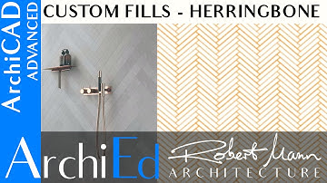ArchiCAD Custom Fills - Herringbone