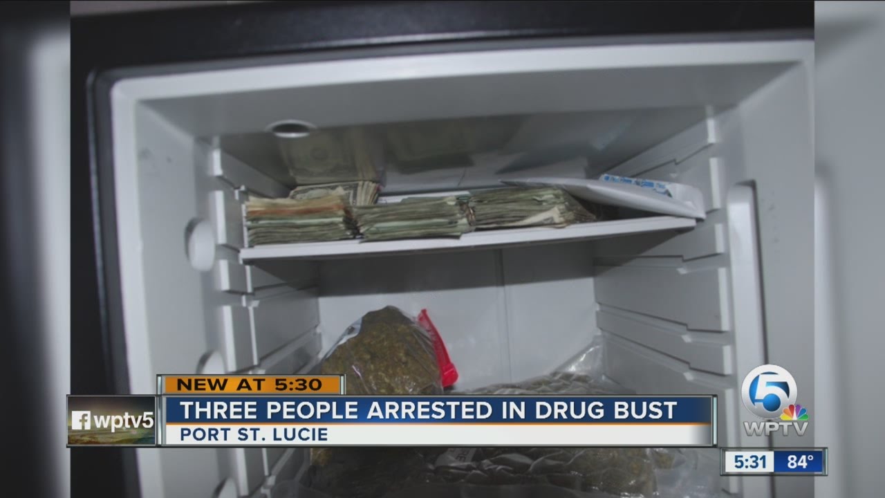 Three people arrested in Port St. Lucie drug raid - YouTube