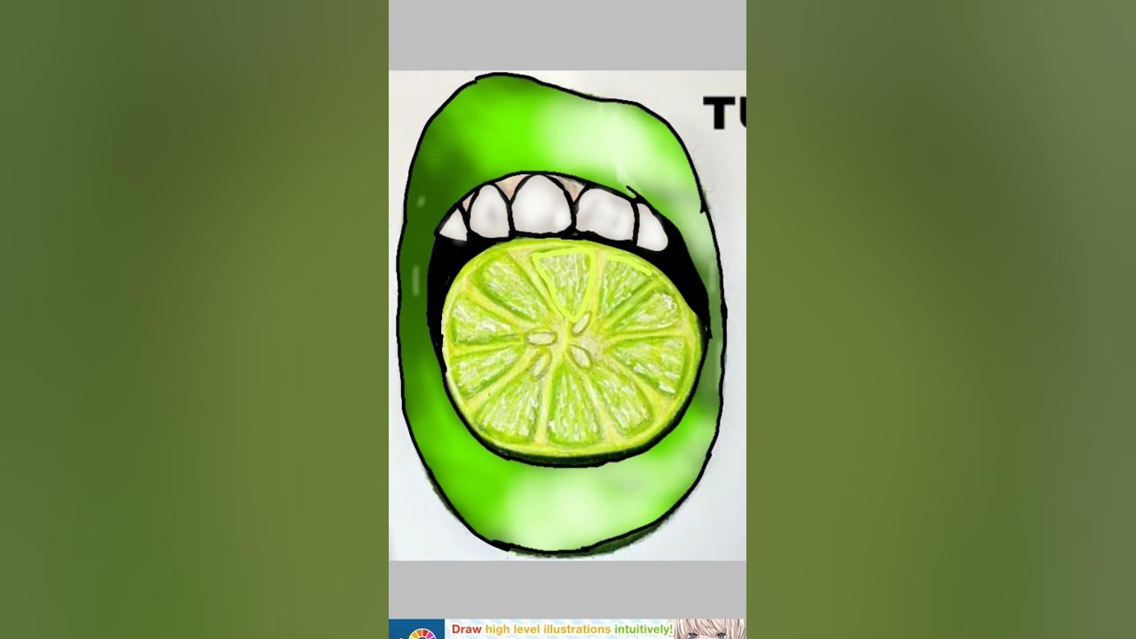 drawing lemonade lips YouTube