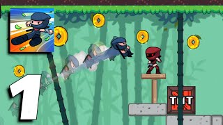 Sling Ninja - Physics Puzzle Games - Gameplay Part 1 Levels 1-16 (Android,iOS) screenshot 5