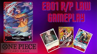 One Piece TCG: THIS DECK HAS MOTION! - Red Purple Law OPTCG Sim Gameplay