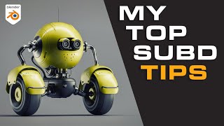 Blender 3D Hard Surface Modeling - SUBD TIPS