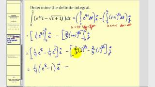 Definite Integration of Vector Valued Functions