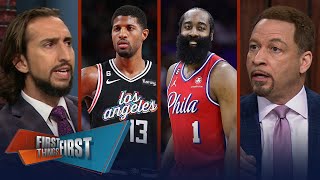 Clippers, Knicks \& Heat amongst teams linked to James Harden | NBA | FIRST THINGS FIRST