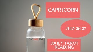 CAPRICORN - "FOOL FOR LOVE OR LOVE FULL?" JULY 26-27 DAILY TAROT READING screenshot 5