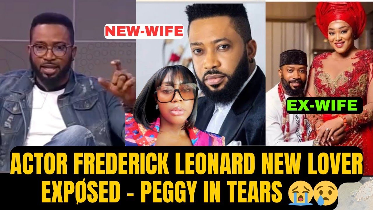 Wow! Actor Frederick Leonard's New Wife EXPØ£D, Peggy Ovire Cry 😢😭 #nollywood #frederickleonard