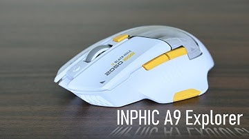 inphic A9 Explorer wireless gaming mouse unboxing and quick review