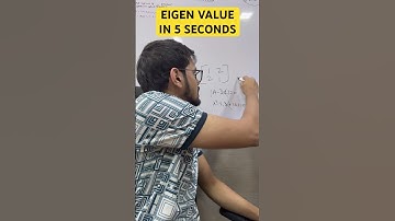 Eigen value in 5 seconds #sjmaths #eigenvalue #gateexam