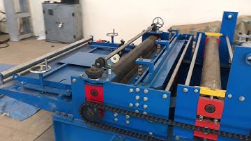 Roof sheet making machine installation at kolhapur