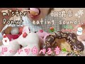 食べる音強調。Eating sounds.[Mukbang.No talking]ミスド5種🍩⛄️misterDonut.