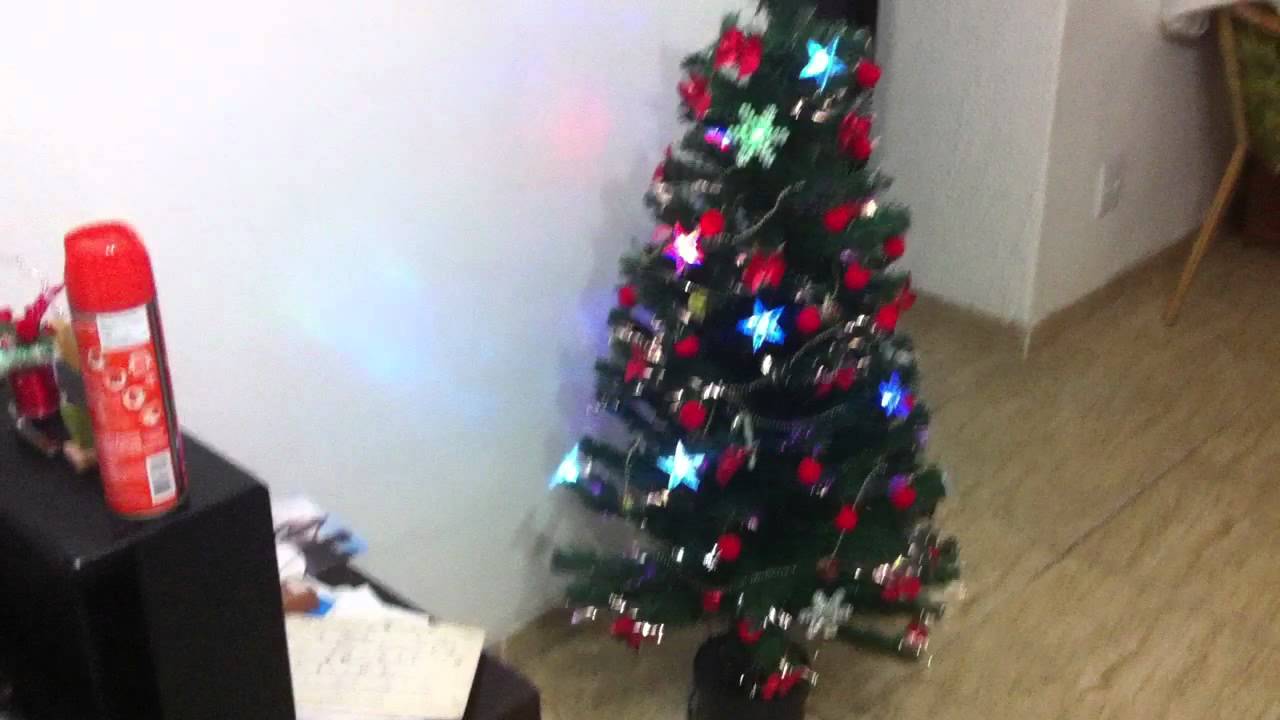 Árvore de Fibra Ótica 1 metro Christmas Traditions