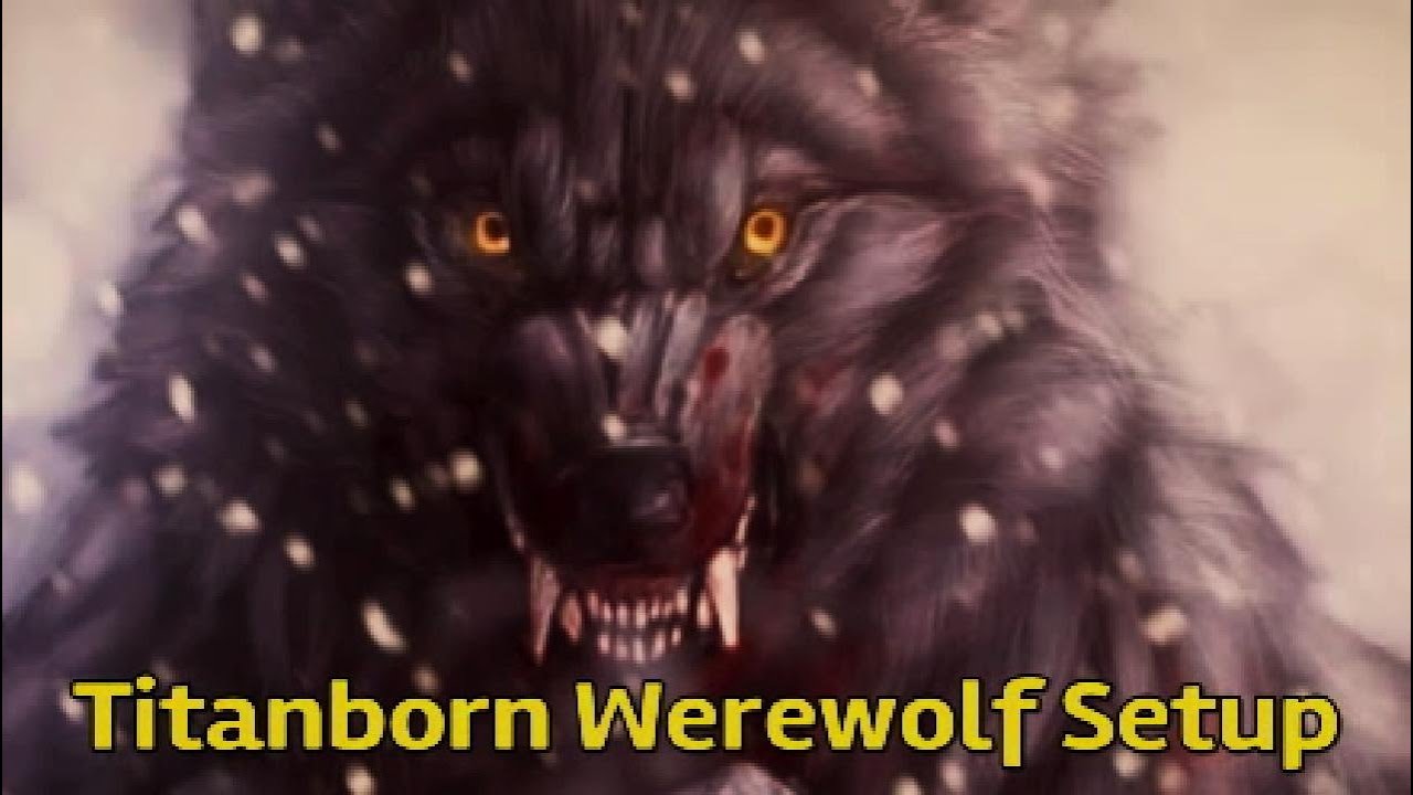 ESO Titanborn Werewolf Setup GAMEPLAY YouTube
