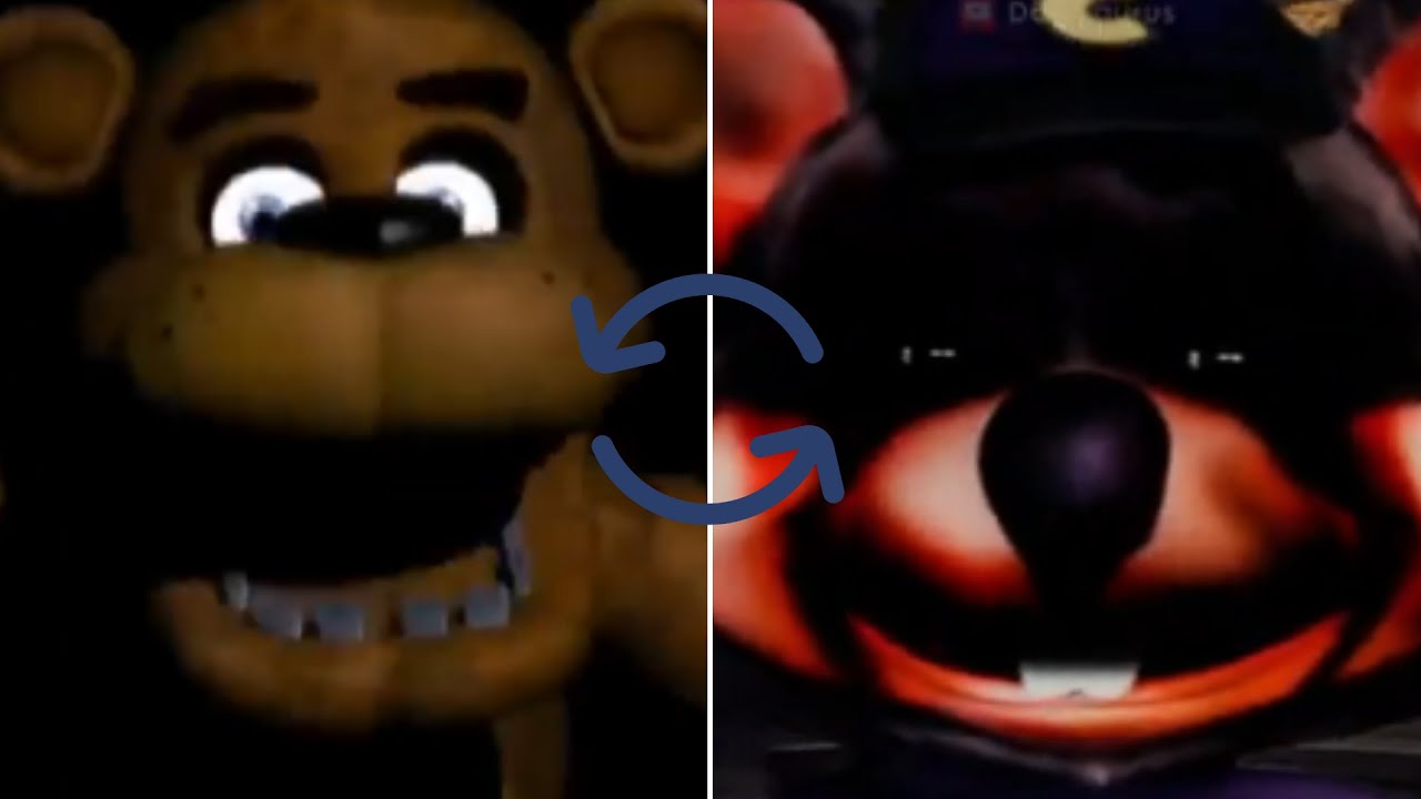 FNAF 1 and FNACEC Revived But They Have Swapped Jumpscare Sounds