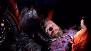 Surviving 24 Hours In The Wild! (Winter, Without A Tent)