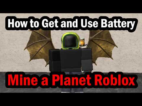 How to Get and Use Battery and CPU Chip From Gear Shop in Mine a Planet Roblox