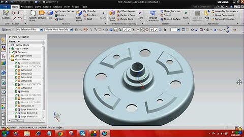 NX Modeling Concept Design Cad Tutorial - NX 9.0