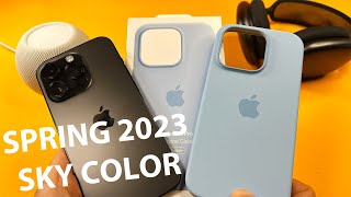iPhone 14 Pro Silicon Case Sky - iPhone 14 Spring Cases 2023