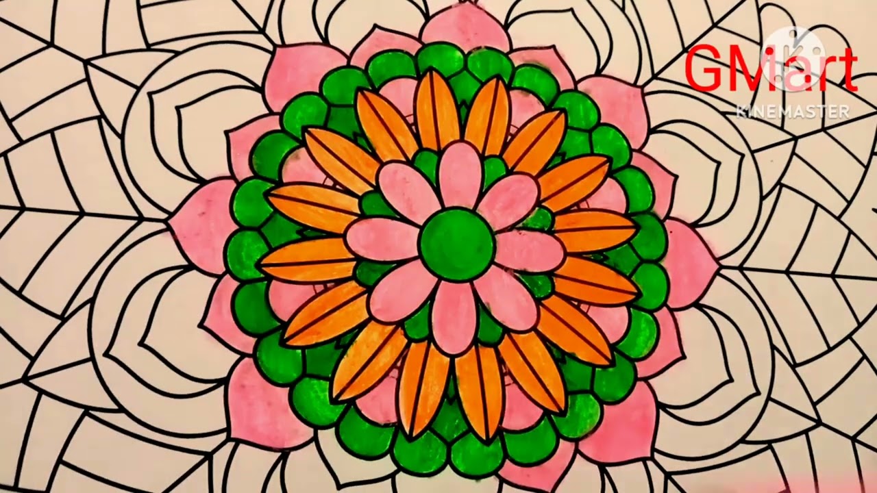 #Beautiful #mandal #art #Color with @GMart