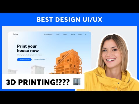 3D PRINTING WEB DESIGN - Best UI/UX Animation *inspiration for designers!*