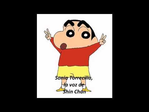 Shin Chan y su dobladora en castellano, Sonia Torr...