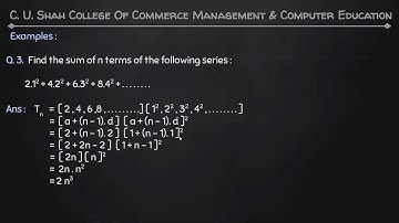 B.B.A SEM-1 Elements of Business Mathematics U4 PART IV  BY PROF. BHARTI PARMAR