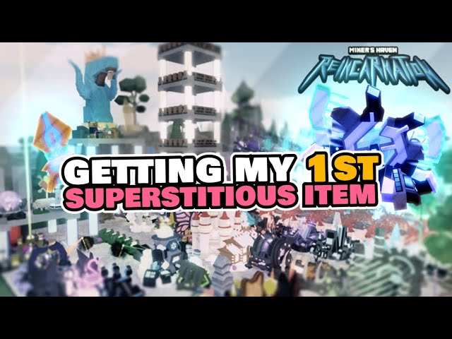 Roblox Miners Haven Getting My First Superstitious Item Best Upgrader Youtube - 2 miners haven roblox x 488 people getting photoshopp x htg