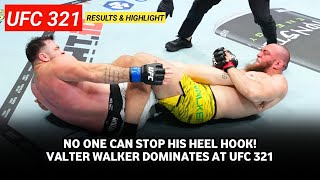 UFC 321 results: Valter Walker Pulls Off His 4th STRAIGHT Heel Hook 😱