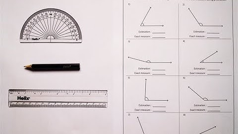 Measuring Angles - Demonstration (Part 2 of 3)