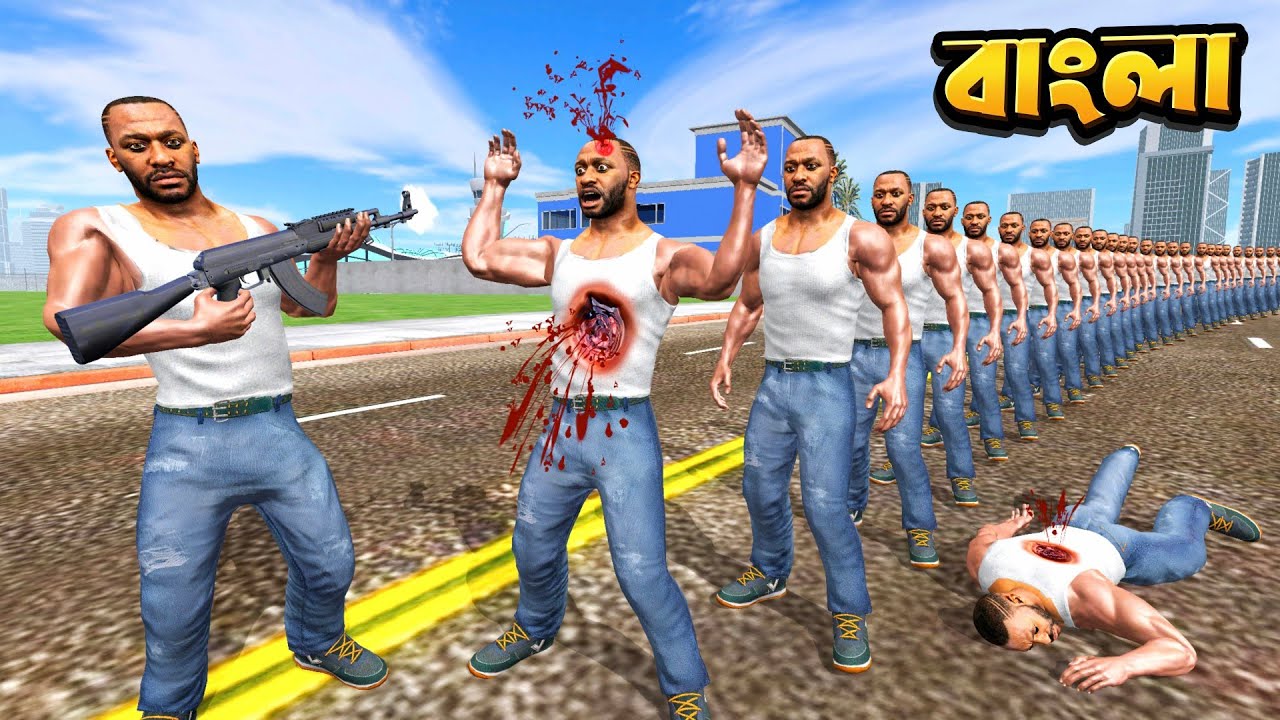 একটা গুলি vs হাজার ফ্রাঙ্কলিন - INDIAN BIKES DRIVING 3D