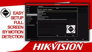 Full Screen on Monitor upon Motion Detection using Hikvision DVR NVR Camera #Urdu tutorial