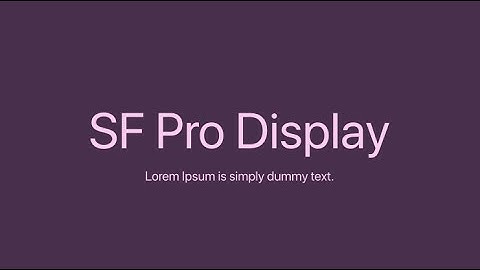 How to download SF font (Apple font) for windows ?