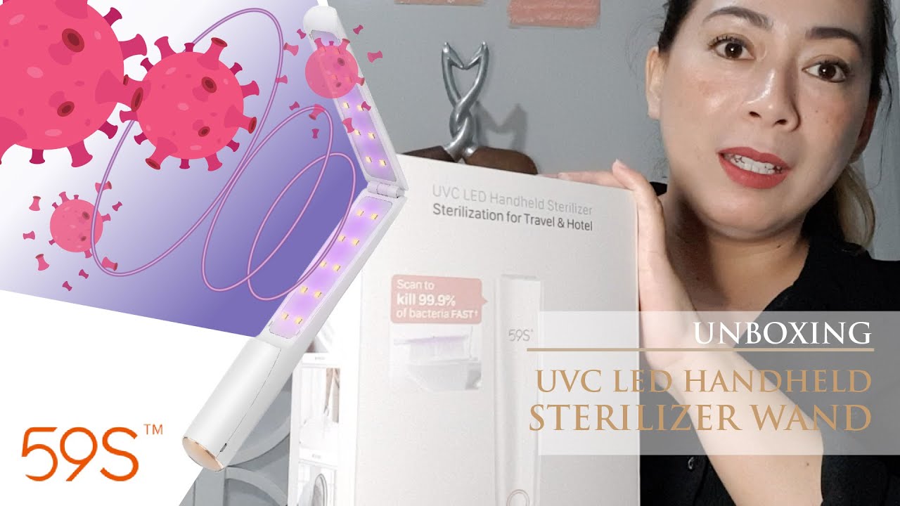 59S UVC LED Handheld Sterilizer Unboxing | Much Love Mom Tips