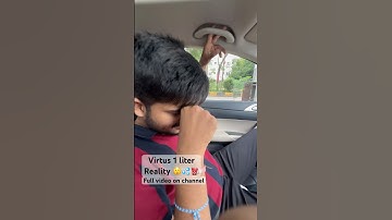 Volkswagen Virtus 1.0 TSI Reality 😭💦⛽️ milage issues #viral #viralshorts #volkswagen #milagetest