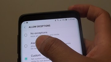 Samsung Galaxy S9 / S9+: Add Exceptions to Do Not Disturb