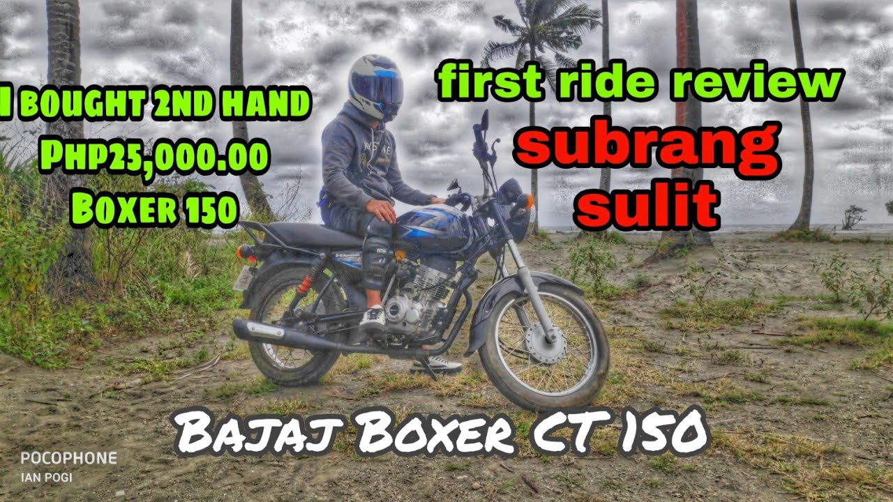 bajaj CT150 boxer Php25,000 lang projectbike part 1 YouTube