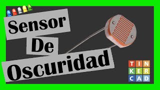✅Como conectar un DETECTOR de OSCURIDAD en TINKERCAD| FOTORRESISTENCIA como SENSOR de oscuridad. screenshot 4