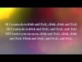 Chris Brown - Liquor LYRICS ON SCREEN