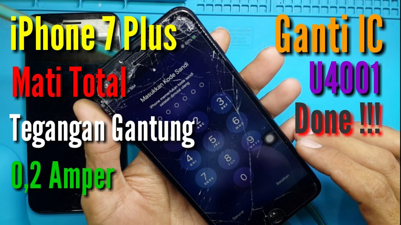 iPhone 7 Plus Mati Total Ganti IC U4001 Done