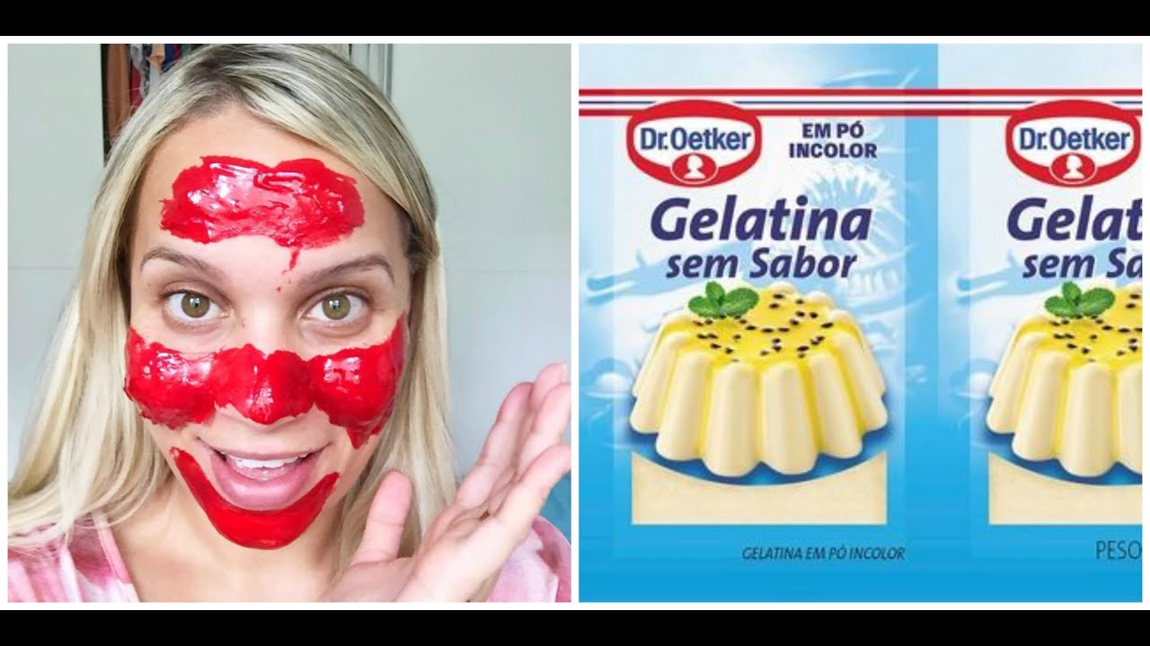 Máscara removedora de CRAVOS de gelatina (Feito com leite e água) YouTube