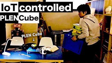 Operating PLEN:bit by PLEN Cube 【IR control】