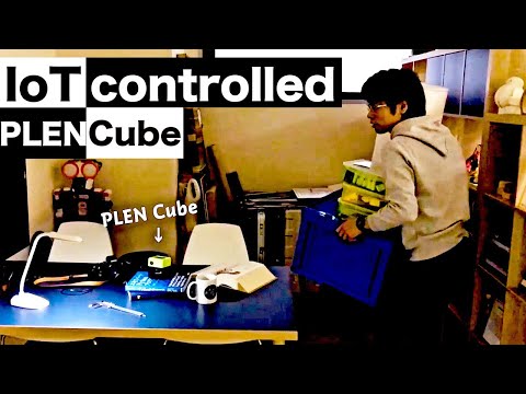 Operating PLEN:bit by PLEN Cube 【IR control】