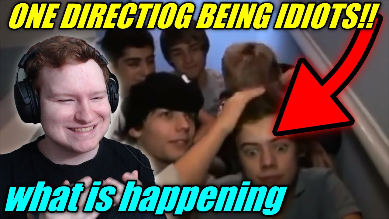 one direction being absolute idiots for 8 minutes straight REACTION!!!