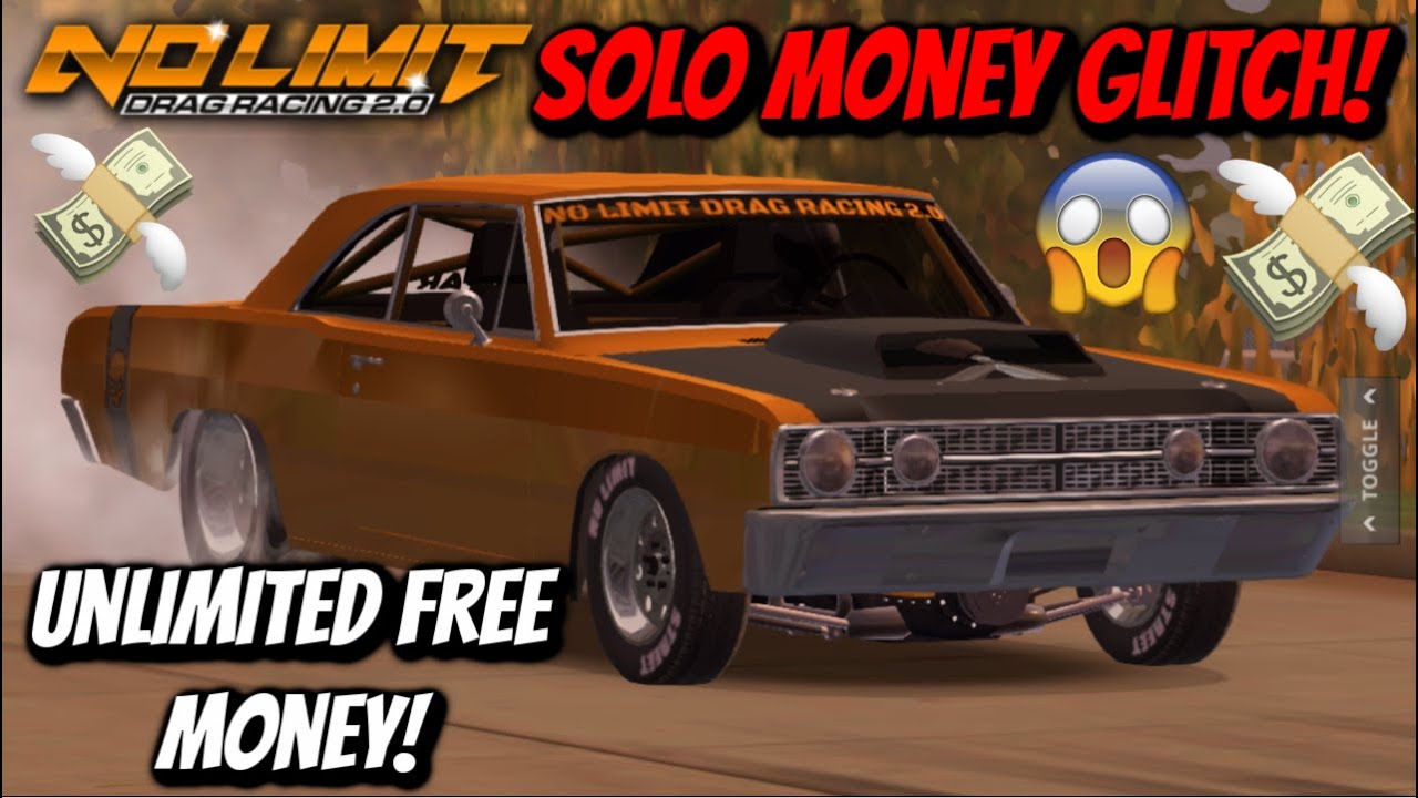 No Limit Drag Racing 2.0 - SOLO UNLIMITED MONEY GLITCH! (FREE MONEY
