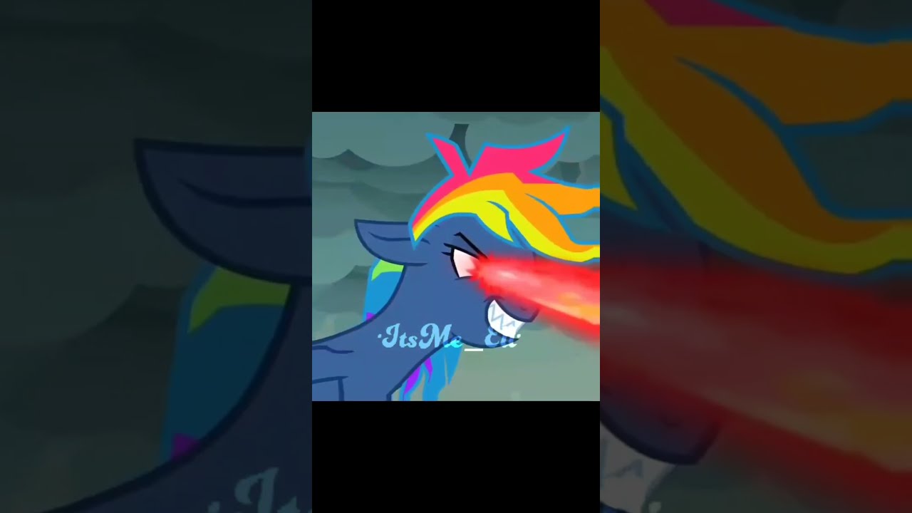 Evil Rainbow Dash Edit Mlp Ignore The Last Sound 