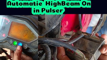 Bajaj Pulser 150/180/220 cc bike automatic Headlight highbeam On problem and pass light not working.