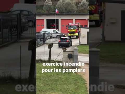 Exercice pour les pompiers de Crémieu