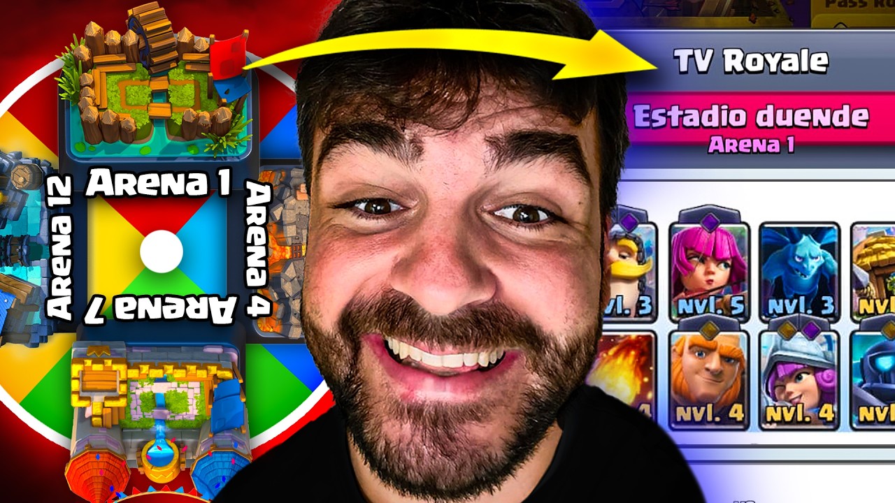 La Ruleta de la TV ROYALE elige mis Mazos de Clash Royale!😱